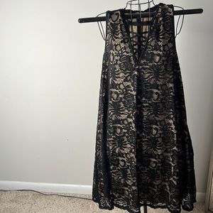 Black lace dress